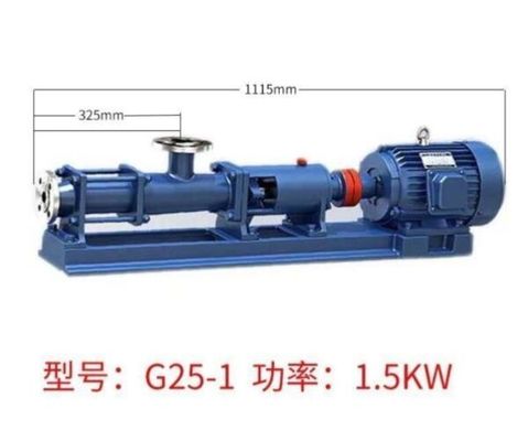 Tek G15-2 Paslanmaz Çelik Vidalı Pompa Endüstriyel Kanalizasyon 1.2MPa